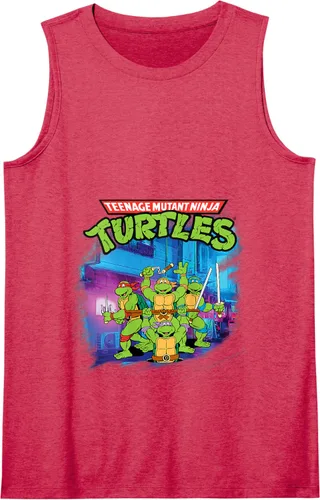 Vista 14 de Mademark x Teenage Mutant Ninja Turtles - Camiseta sin mangas clásica para adolescentes Negro