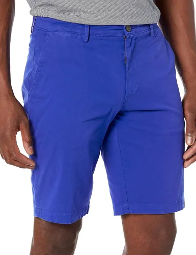 Vista 3 de Goodthreads Pantalones cortos chinos ajustados de 11 pulgadas sin pinzas cómodos elásticos para hombre