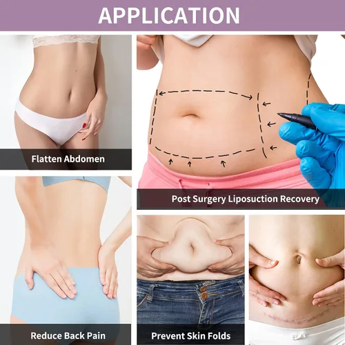 Vista 7 de YERKOAD Tabla de compresión abdominal de espuma Lipo 360 Lipo para después de la cirugía, liposucción abdominal, aplanando la recuperación lumbar