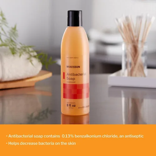 Vista 7 de McKesson Jabón líquido para manos, aroma limpio, 1 unidad Antibacterial Soap