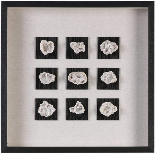 Vista 4 de Uttermost Geode Shadow Box 21 3/4" Cuadrado enmarcado para pared