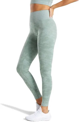 Vista 3 de WodoWei Leggings de entrenamiento para mujer con levantamiento de glúteos para mujer, sin costuras, cintura alta, pantalones de yoga para gimnasio