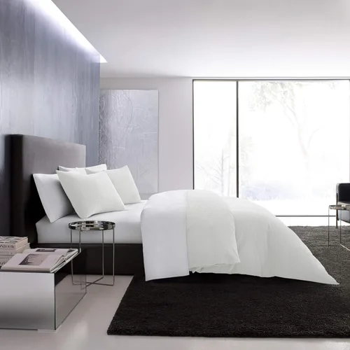 Vista 18 de Vera Wang - Juego de funda de edredón tamaño Queen, juego de ropa de cama de algodón suave con fundas a juego, cierre de botón, elementos esenciales