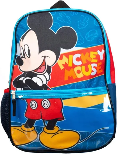 Vista 3 de Disney Mickey Mouse Character - Juego de mochila de 5 piezas con lonchera Mickey Mouse L
