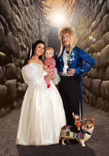 Vista 2 de Disfraz de Laberinto Toby para Niños Pequeños Multicolor