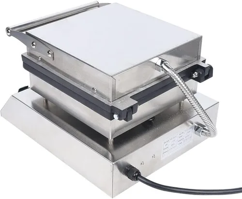 Vista 5 de Mini máquina para hacer panqueques, 25 piezas de 1.8 pulgadas comercial holandés panqueques panqueques panqueques 1850 W doble calefacción
