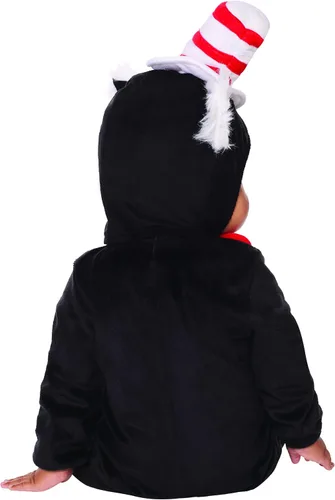 Vista 2 de Spirit Halloween Baby Dr. Seuss - Disfraz de gato en el sombrero