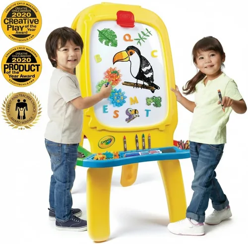 Vista 2 de Caballete magnético de doble cara Crayola Deluxe