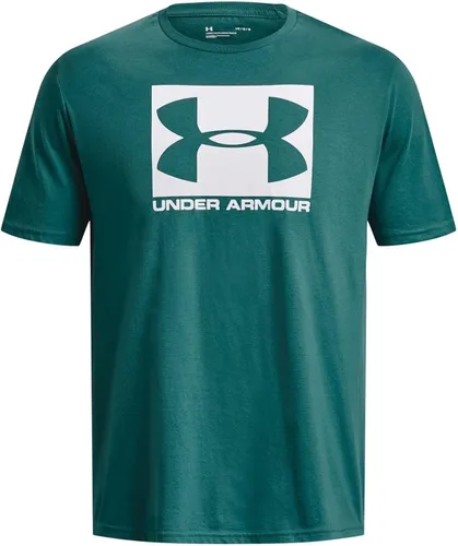 Vista 10 de Under Armour Camiseta UA Boxed Sportstyle para hombre (004) negro/amarillo de alta visibilidad