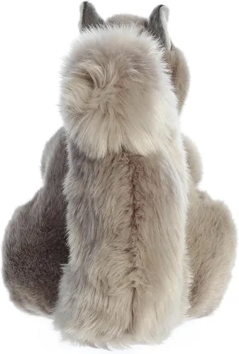 Vista 4 de Peluche afelpado con forma de ardilla 8 pulgadas