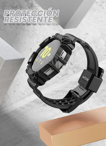 Vista 3 de SUPCASE para Samsung Galaxy Watch 5 Correa de 44mm con Funda (Unicorn Beetle Pro), [Protección contra Caídas de Grado Militar] Funda Resistente