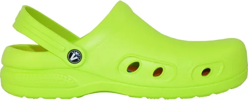 Vista 5 de VANGELO Zuecos profesionales antideslizantes para hombre, zapatos de trabajo para enfermera, zapatos de chef, zapatos de chef, color negro, blanco
