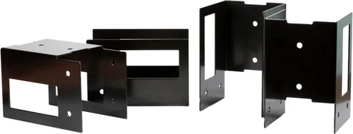 Vista 2 de Rutland Stack N Store - Juego de 4 soportes de esquina para estantes de almacenamiento de edificios