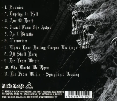 Vista 2 de Dancing In Hell Black & White Cover