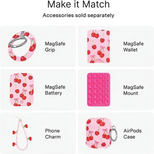 Vista 641 de VELVET CAVIAR Funda para iPhone 15, compatible con MagSafe, probada contra caídas de 10 pies, fundas protectoras de diseño, leopardo color rosa