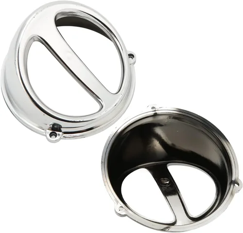 Vista 8 de Keenso Cubierta de ventilador cromada Tapa de cuchara de aire, Cubierta de cuchara cromada ABS QY‑20211061 Reemplazo para GY6 125cc 150cc Scooter