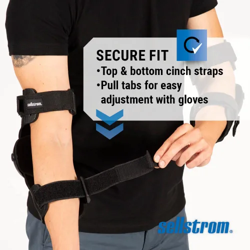 Vista 3 de Sellstrom ArmorPro - Coderas tácticas – Protección profesional para codos y brazos para soldadura, molienda – para hombres y mujeres