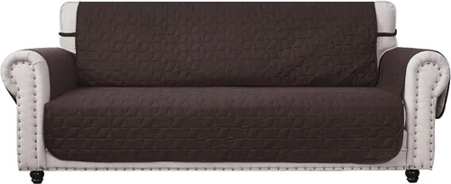 Vista 17 de Ameritex - Funda impermeable de sofá, 100 % antideslizante, acolchada, protector de muebles para perros, niños y mascotas; funda de sofá, lavable a