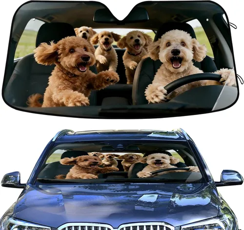 Vista 43 de Parasol para parabrisas de automóvil de tiburón para ventana delantera, accesorios interiores para automóvil SUV