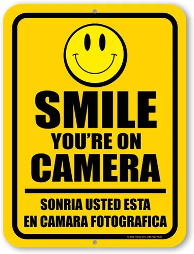 Vista 5 de Honey Dew Gifts, Entregue todos los paquetes a la puerta delantera, HDG-1060 9 x 12 Inch Aluminum Sign, Package Delivery Notice, Front Door, Home