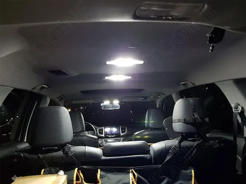 Vista 5 de AUTOGINE Paquete de luces LED blancas para interiores Ford Explorer 2002, 2003, 2004, 2005, 2006, 2007, 2008, 2009, 2010, súper brillante, 6000K