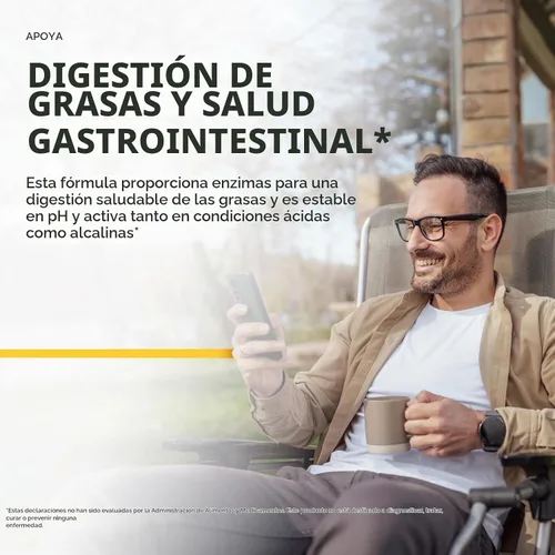 Vista 5 de Integrative Therapeutics - Concentrado de Lipasa HP: Suplemento de Enzimas para la Digestión de Grasas - Absorción de Nutrientes y Apoyo a la Salud