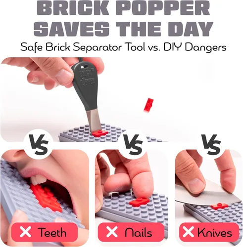 Vista 6 de Brick Popper - El separador de ladrillos más rápido del mundo - Removedor eficiente para niños y adultos - A partir de 6 años