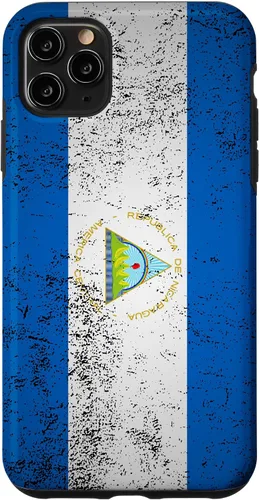 Vista 13 de Funda de regalo para iPhone 17 con diseño de bandera de Nicaragua de Grunge