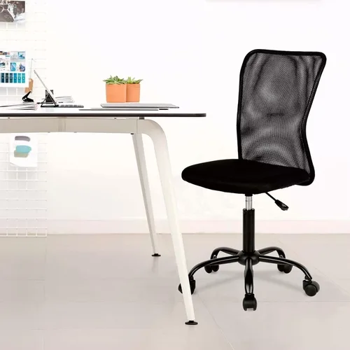 Vista 2 de HHS Silla ergonómica de oficina, silla de escritorio barata, silla de computadora de malla, soporte de espalda, moderna silla giratoria ejecutiva