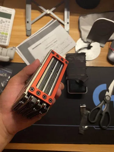 Vista 5 de 2.5 pulgadas PC SSD HDD jaulas soporte de estado sólido marco de unidad de múltiples capas apilamiento externo HD gabinete base base SATA PATA