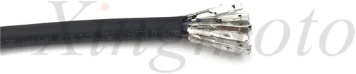 Vista 4 de NBX- Kit completo de cables para manillar de acero inoxidable de 35,5 a 16.0 in para Harley 14-17 Touring