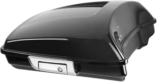 Vista 4 de Paquete de maquinilla de afeitar de 5.5 pulgadas y estante de montaje negro para Harley Tour Pack Pak Touring 97-08 Road King Road Glide Street