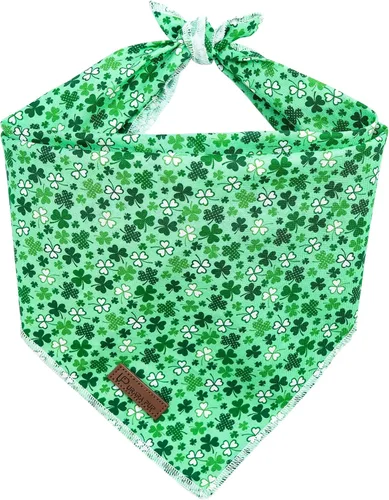Vista 18 de Bandana de verano para mascotas - Bufanda triangular de rejilla de algodón cómoda para cachorros, pañuelo lavable para perros o gatos, niños