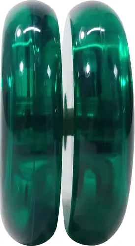 Vista 3 de Spintastics Hurricane Yo-Yo - Yoyo clásico de madera con eje de bucle (verde)