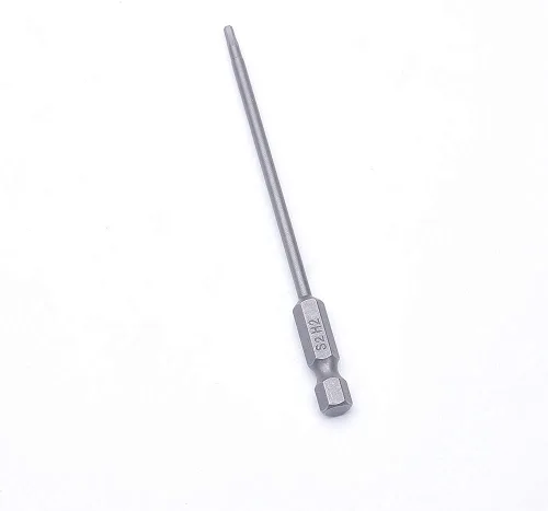 Vista 3 de Auniwaig Broca de llave Allen de cabeza hexagonal, vástago hexagonal de 1/4 de pulgada, punta hexagonal métrica S2 de acero, puntas magnéticas H2