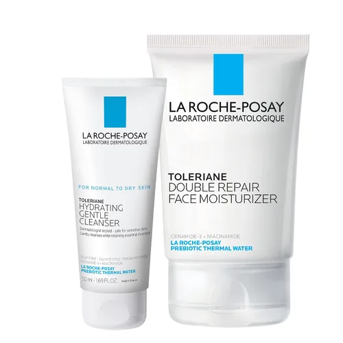 Vista 10 de La Roche-Posay Toleriane Double Repair Face Moisturizer, Daily Moisturizer Face Cream with Ceramide & Niacinamide for All Skin Types, Immediate