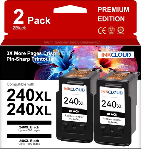 Vista 9 de Paquete combinado de repuesto 240XL 241XL para cartuchos de tinta Canon