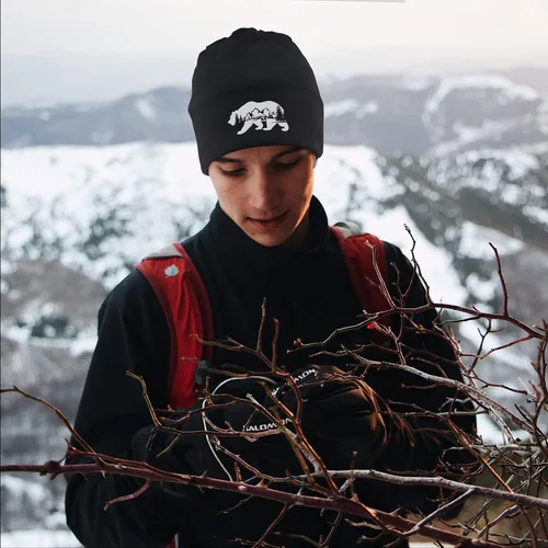 Vista 4 de FOECBIR Gorro para hombre y mujer, gorro de invierno, suave y cálido, unisex, gorro de calavera, ligero para mujer