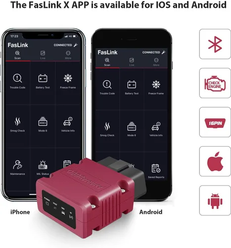 Vista 4 de OBDResource Herramienta de diagnóstico auto de Bluetooth del escáner OBD2