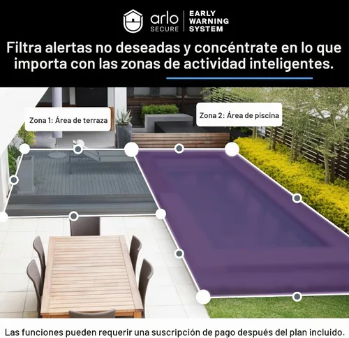 Vista 4 de Arlo Timbre de video 2K (2.ª generación) inalámbrico o con cable - 1 cámara