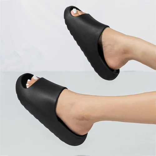 Vista 4 de Sandalias Cloud para mujeres y hombres, pantuflas de plataforma, antideslizantes, de secado rápido, suaves y ligeras, suela gruesa, puntera abierta