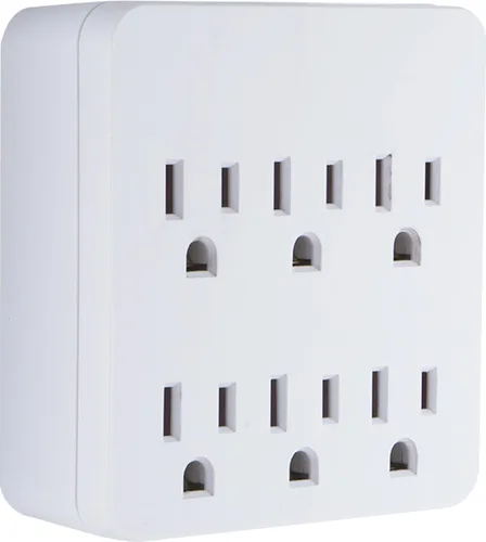Vista 8 de GE UltraPro 81787 Protector SurGE de 3 tomas, extensor de salida con USB, enchufe de pared, 1 USB-A, 1 USB-C, adaptador espaciado, para el hogar u