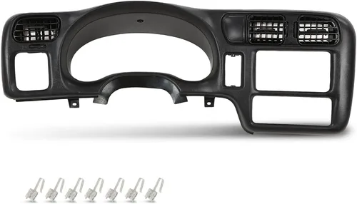 Vista 13 de PIT66 Bisel del Tablero de Instrumentos Cluster Bisel del Tablero Trim, Compatible con Chevy Blazer S10 GMC Jimmy Sonoma 1998 1999 2000 2001 2002