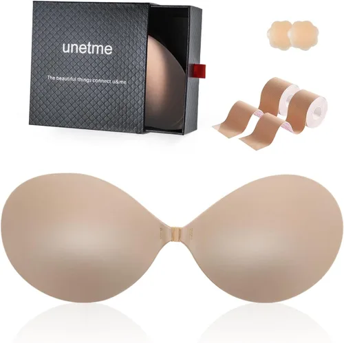 Vista 2 de unetme Sticky Bra + Nipple Covers + Boob Tapes + Gift Box