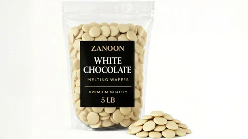 Vista 5 de Obleas de chocolate negro para derretir – Chocolate prémium de 5 libras por ZANOON para moldear, sumergir, hornear y decorar derretidos suaves
