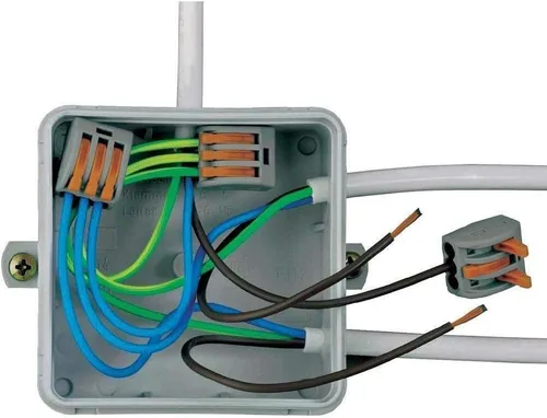 Vista 6 de 50 conectores de palanca, tuercas de combinación de 2 conductores, conectores de cable compactos, terminal de conexión rápida 28-12 AWG adecuado