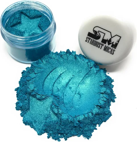Vista 10 de Pigmento en polvo de mica de grado cosmético de pigmentos de perla para colorear slime, resina epoxi, fabricación de jabón, colorante para tinte
