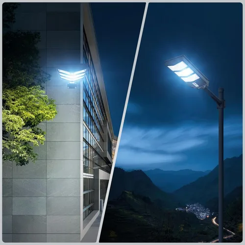 Vista 3 de Sunwish Luces solares para exteriores, 1 paquete, sensor de movimiento, del atardecer al amanecer, IP66