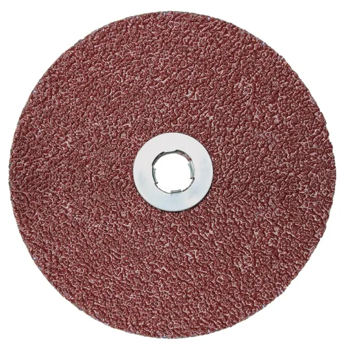 Vista 10 de Cubitron II 27765 Disco de Fibra de 3M 982C, 4" x 5/8" 80 + (25 unidades), Marrón, 25 Paquete de 25, para molienda pesada, desbarbado, biselado