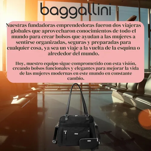 Vista 8 de Baggallini Overnight Expandable Laptop Tote with RFID Phone Wristlet